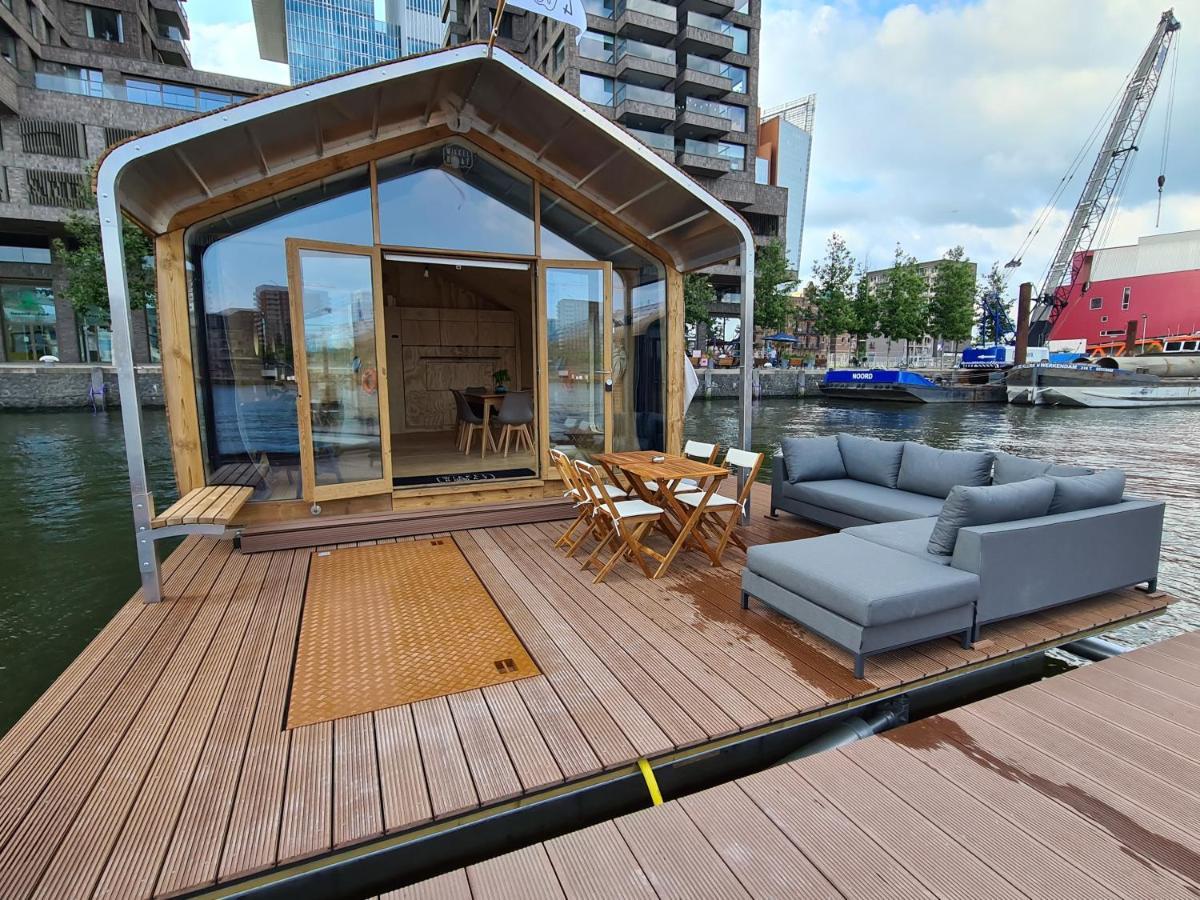 Willa Wikkelboats At Floating Rotterdam Rijnhaven Zewnętrze zdjęcie