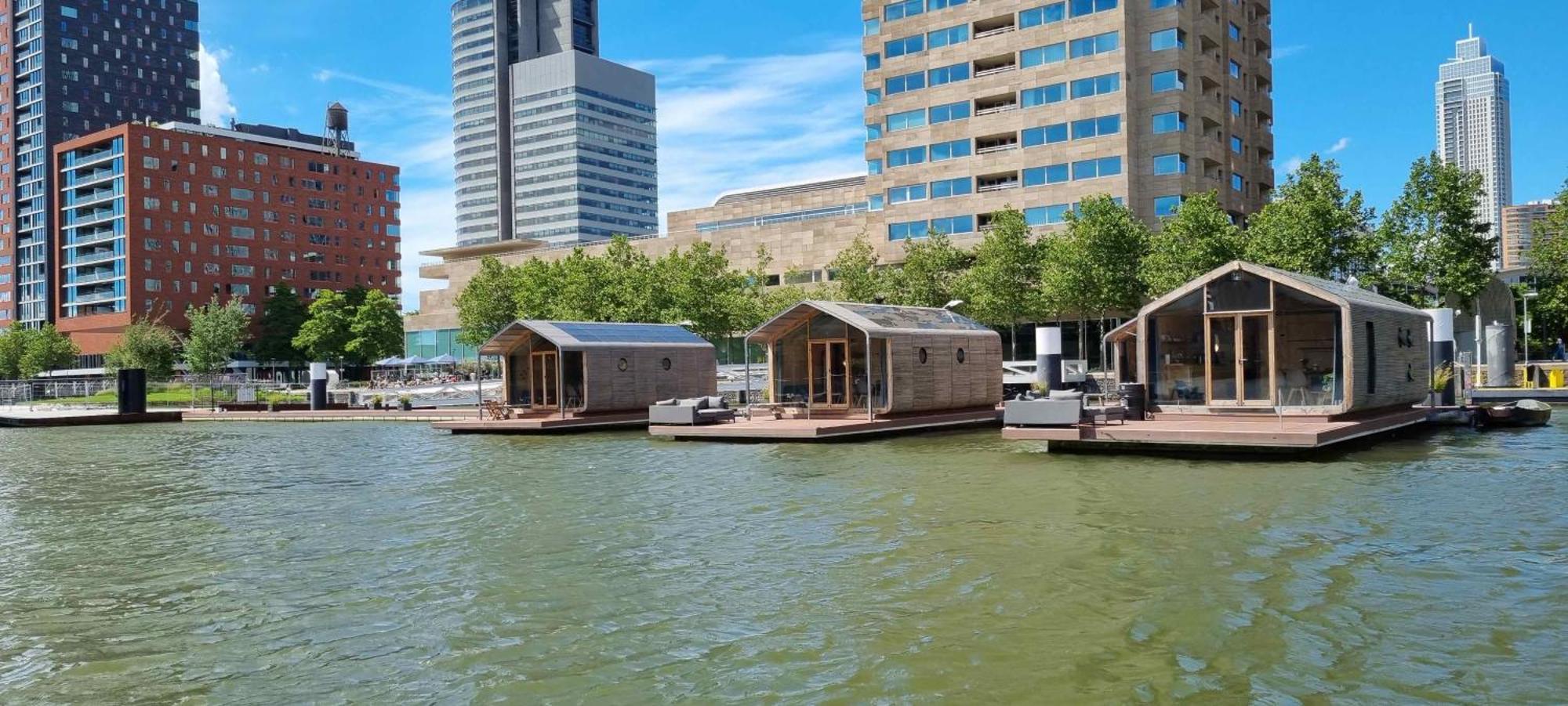 Willa Wikkelboats At Floating Rotterdam Rijnhaven Zewnętrze zdjęcie