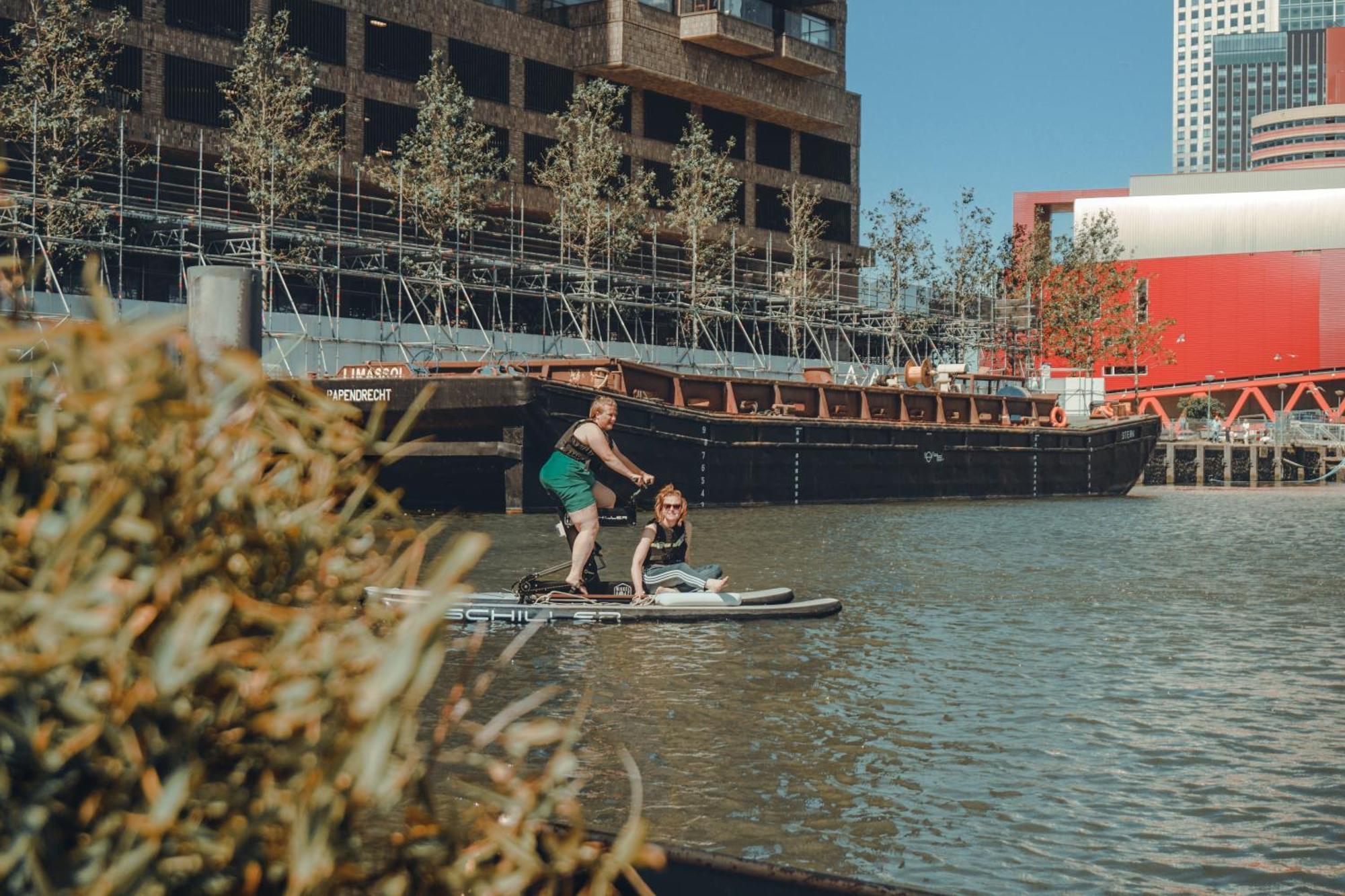 Willa Wikkelboats At Floating Rotterdam Rijnhaven Zewnętrze zdjęcie